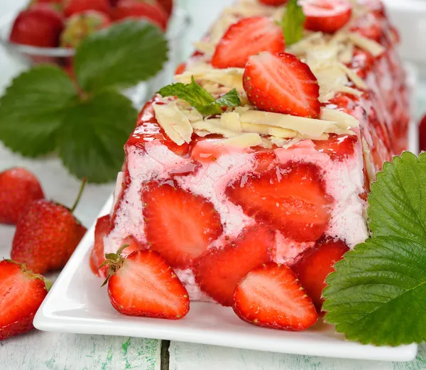 Strawberry terrine — Stock Photo, Image