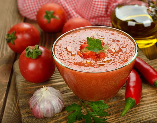 Gazpacho-Suppe — Stockfoto