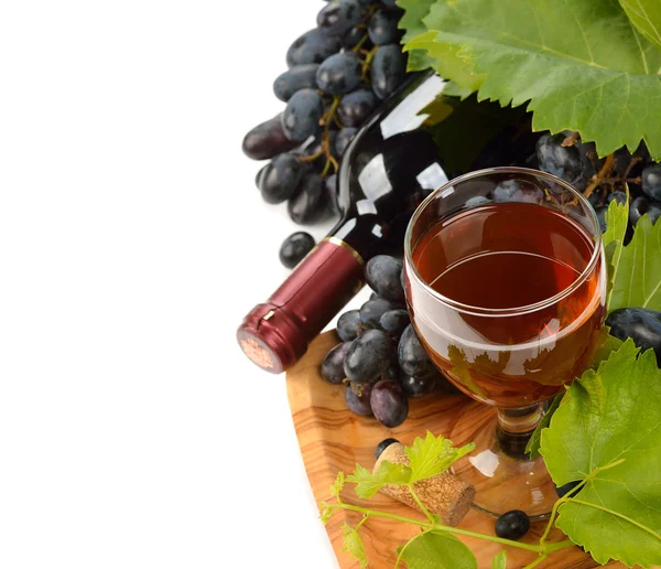 Grapes and wine — Stock Photo, Image