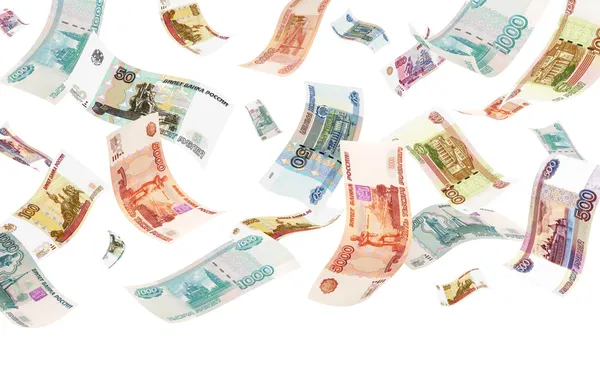 Düşen ruble (ile boşaltmak izole)