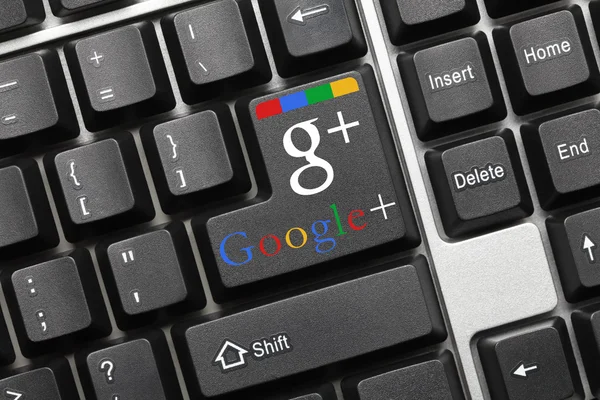 Kavramsal klavye - Google + (ile logo)