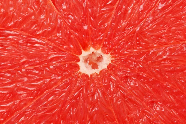 Close-up view on pulp of grapefruit — Stock Photo, Image