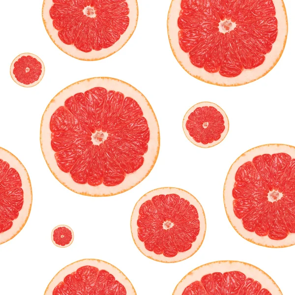 Bezešvé grapefruitu pozadí — Stock fotografie