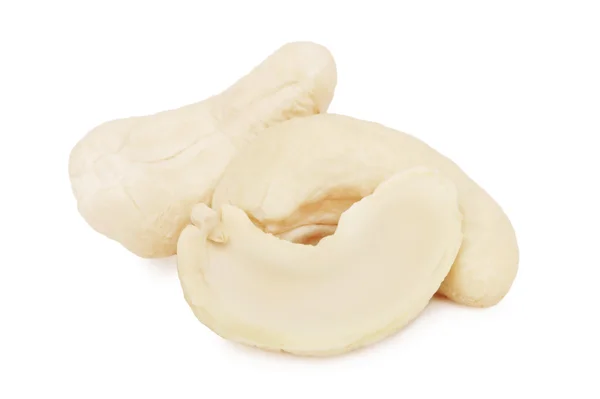 Close-up weergave op drie cashewnoten — Stockfoto