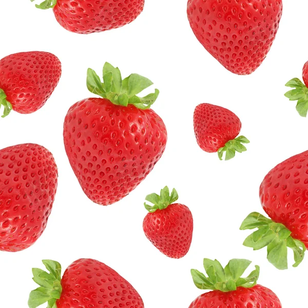 Sömlös strawberry bakgrund — Stockfoto