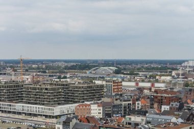 Antwerp, Belçika, Avrupa, büyük bir şehir manzarası