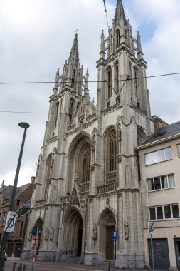 Antwerp, Belgium - Sep 18, 2016: The decorated Korsakov church in Antwerp, Belgium, Europe, clipart