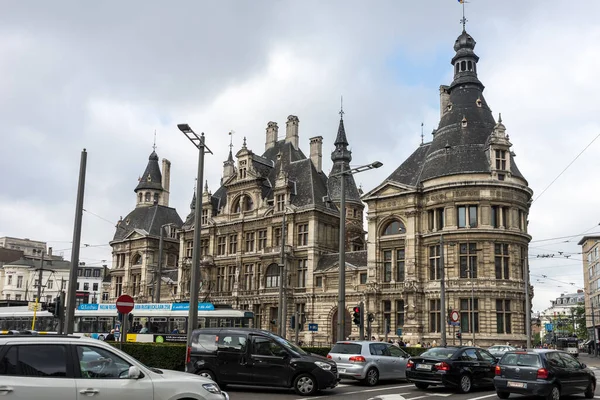 Antwerpen België Sep 2016 Het Gedecoreerde Stadspark Station Antwerpen België — Stockfoto
