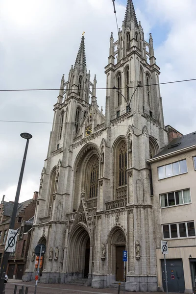 Antwerpen België Sep 2016 Gedecoreerde Korsakovkerk Antwerpen België Europa — Stockfoto