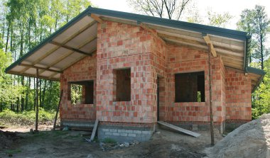 Müstakil ev inşaatı