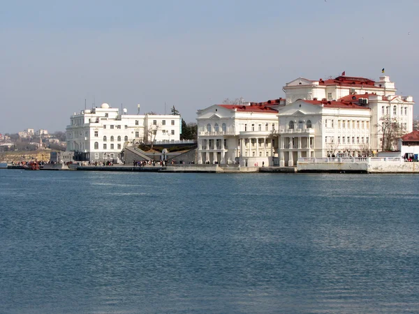 Terraplén de Sebastopol cityl, Crimea, Ucrania Imagen De Stock
