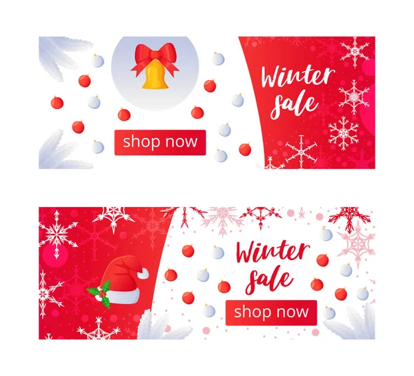 Birinci sınıf kırmızı Noel afişi, akıllı geometrik kar taneleri..