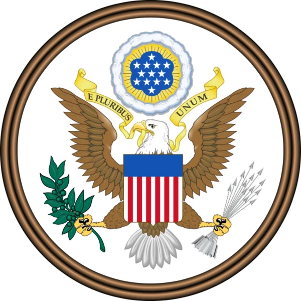 Emblema de usa — Foto de Stock