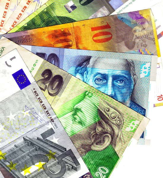 Europäische Banknoten — Stockfoto