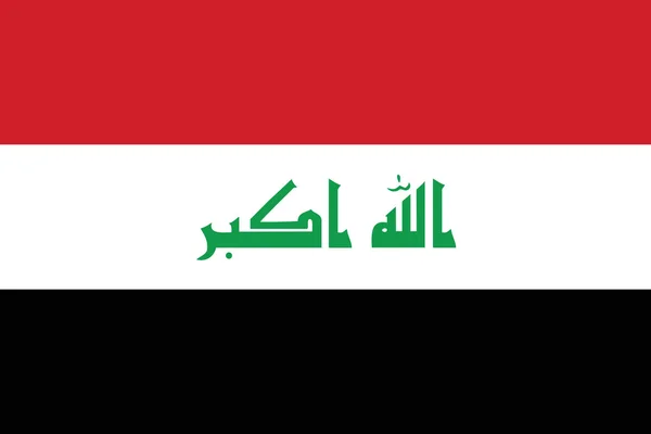 Flagge des Irak — Stockfoto