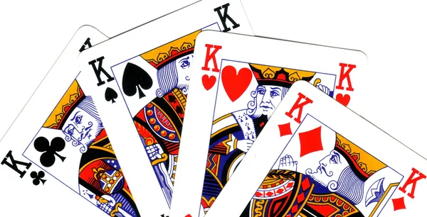 Poker krále 图库图片