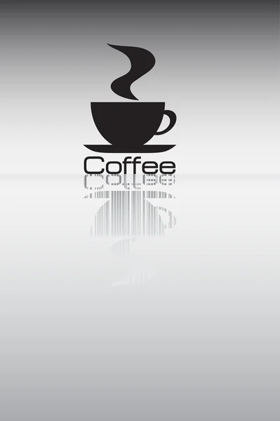 Etikett kaffe — Stock vektor