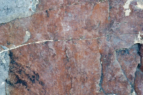 Gri Granit Taş Pürüzsüz Eski Yüzey Doğal Malzeme Açık Havada — Stok fotoğraf