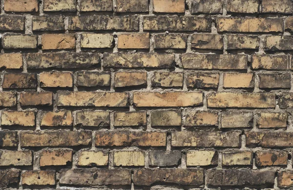 褐色的旧砖墙 古色古香质感 空白背景 文字空白 — 图库照片
