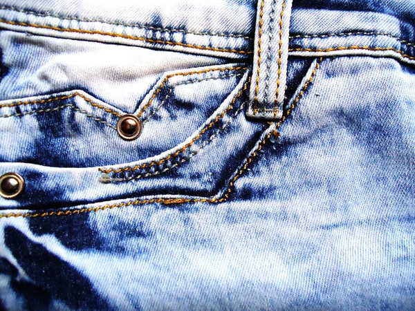 Jeans close-up - bolsillo —  Fotos de Stock