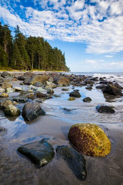 Second Beach, Juan de Fuca Tartományi Park, Vancouver-sziget, Brit Columbia — Stock Fotó