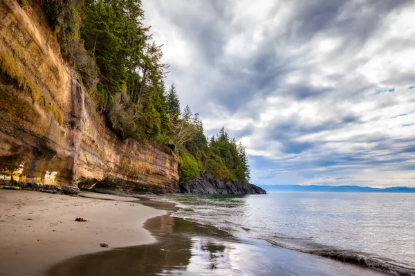 Παραλία μύστης, Juan de Fuca Provincial Park, Νήσος Βανκούβερ, Βρετανική Κολούμπια, Καναδάς — Φωτογραφία Αρχείου