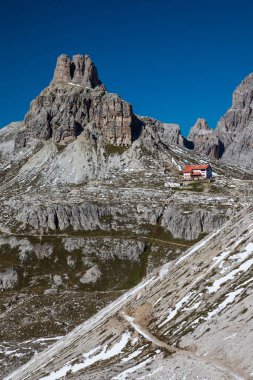 Tre Cime di Lavaredo, Kuzey Italya'nin Dolomites çevresindeki hiking