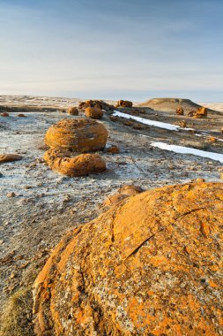 Kırmızı Rock Coulee Güney Alberta, Kanada