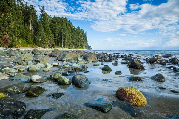 Second Beach, parc provincial Juan de Fuca, île de Vancouver (Colombie-Britannique) — Photo