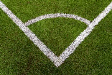 Futbol köşe işaretleme hatları