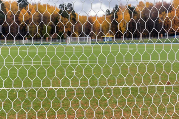 Football Net Goal Details — Stock Photo, Image