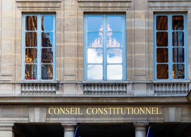 Palais Royal 'de bulunan Fransız Anayasa Konseyi (Conseil Anayasası) - Paris, Fransa