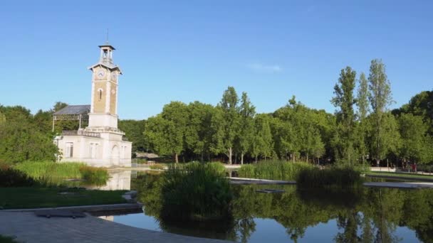 Paris France August 2022 Pan Shot Renovated Georges Brassens Public — Video Stock