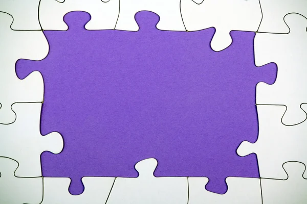 Confine di Jigsaw puzzle — Foto Stock