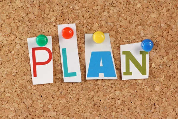 Plan — Stockfoto