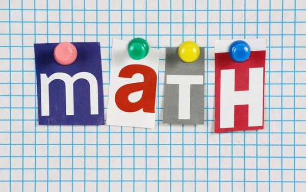 Math or Maths — Stock Photo, Image