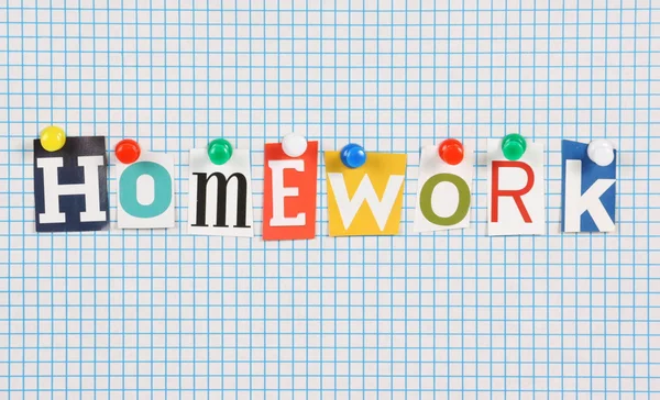 Homework — Stock Photo, Image