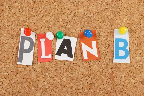 Plan B — Stock Photo, Image