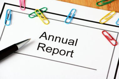 yıllık rapor belgesi