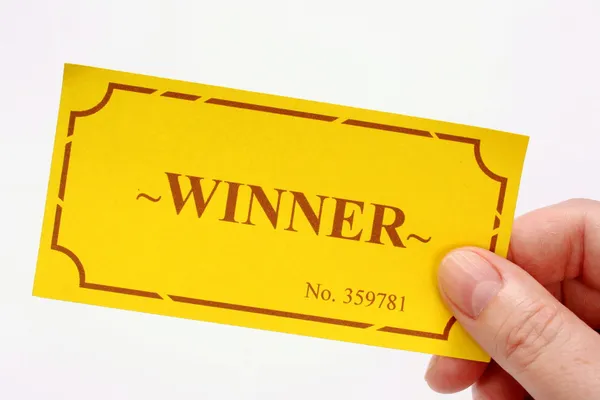 Winning Ticket — Stock Photo, Image