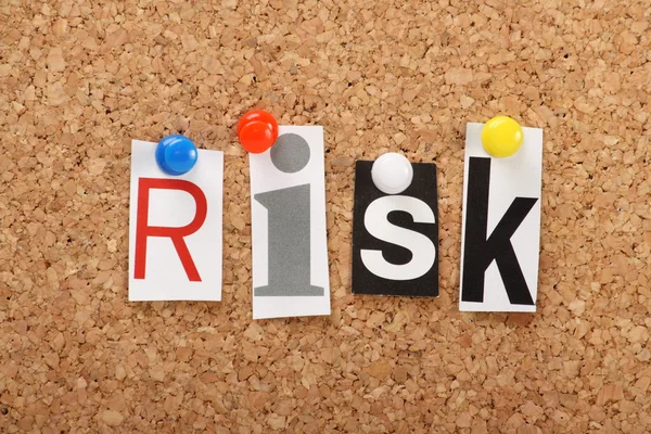 The word Risk — Stock Photo, Image