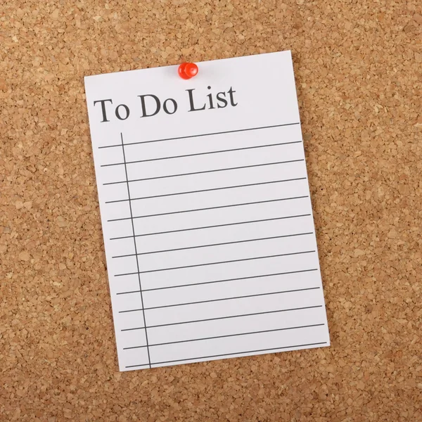 To Do List — Stock Photo, Image