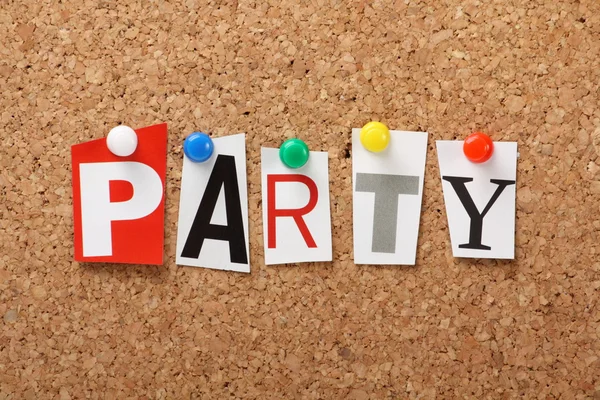 The word Party — Stock Photo, Image