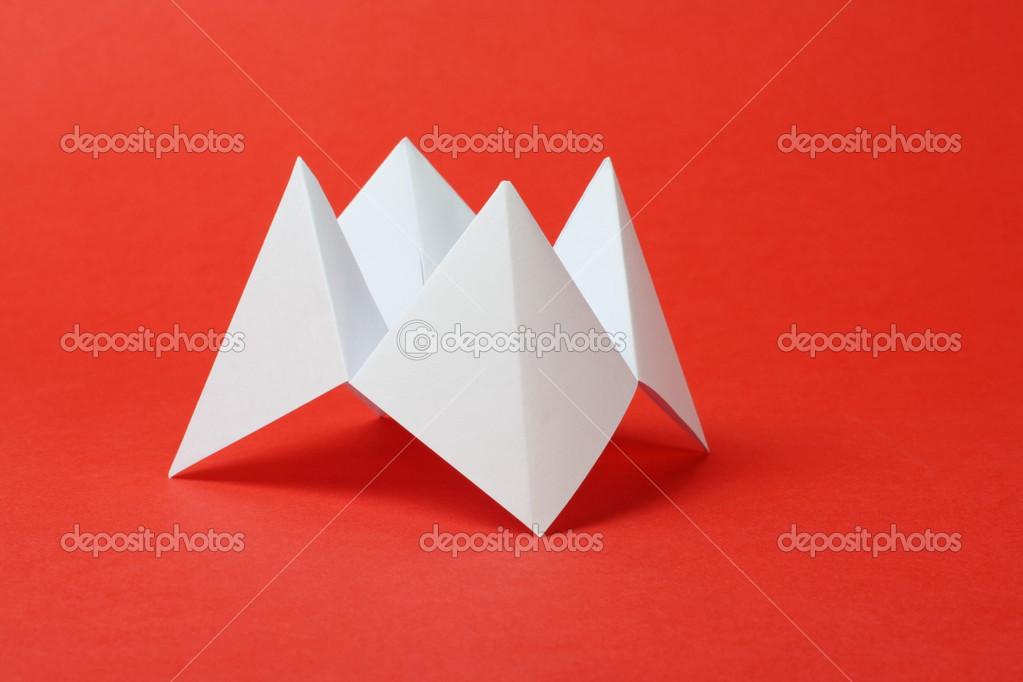 Origami Fortune Teller Stock Photo C Thinglass 30589005