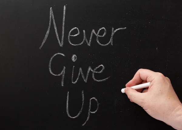 Never Give Up — Stock Photo, Image