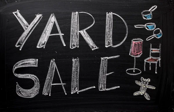 Yard Sale Sign — Stock Photo, Image