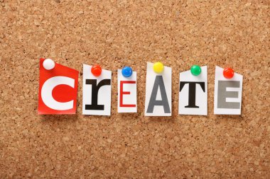 The word Create clipart