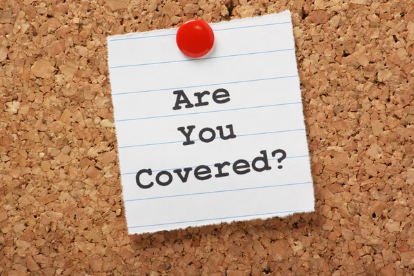 Are You Covered? — Stock Photo, Image