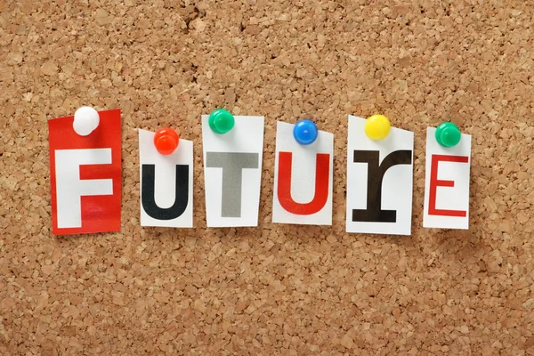 La palabra FUTURO — Foto de Stock