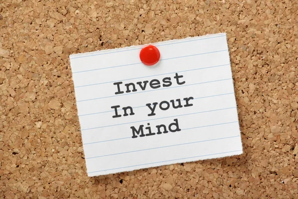 Invest In Your Mind — Stock Photo, Image